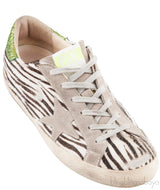 Superstar Zebra Pony Hair Sneakers