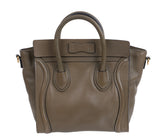 Celine Nano Olive Green Shoulder Bag