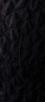 Poca & Poca Black Ruffled Midi Dress S