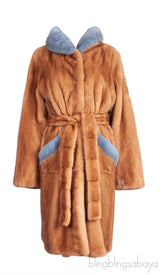 Brown Mink Fur Coat