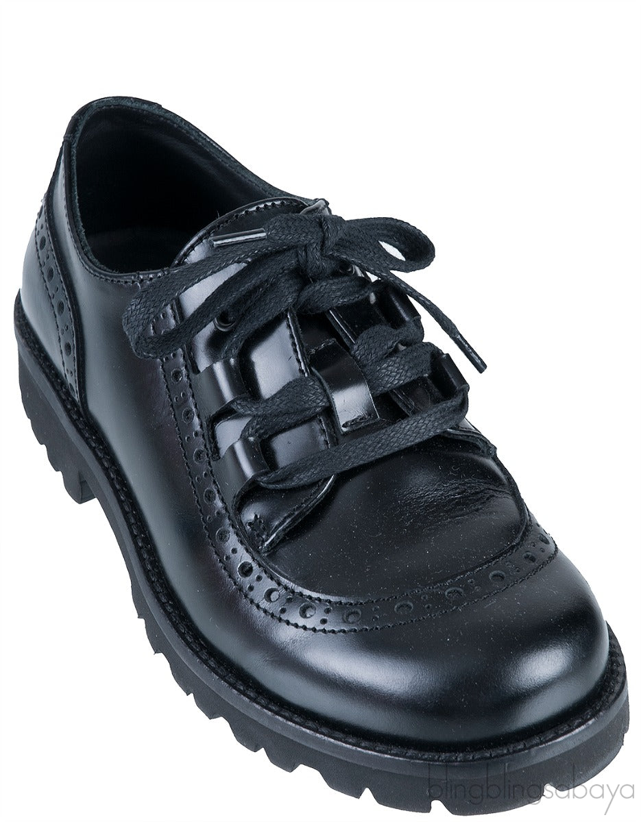 Calzature Stringata Black Shoes