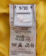 Printed Multicolor Crystal Button Top