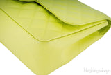 Caviar Jumbo Lime Single Flap Bag