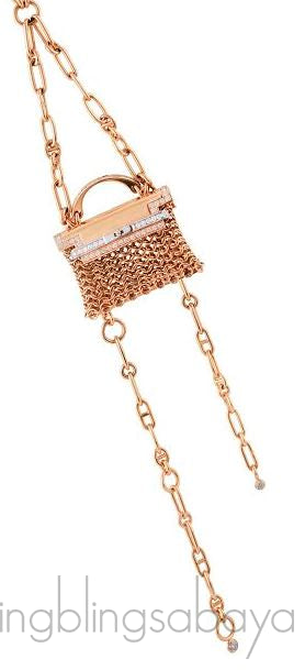 Kelly Diamond Rose Gold Necklace