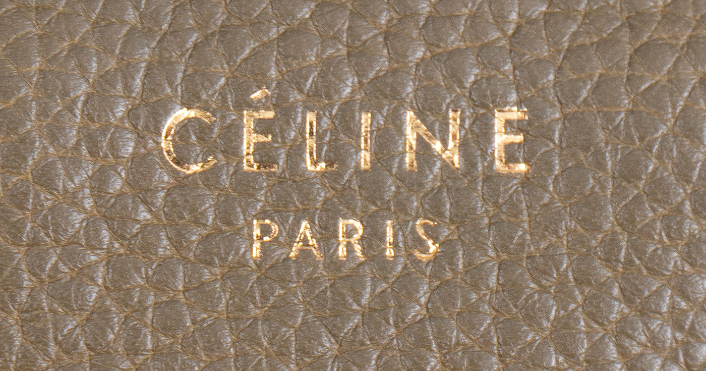 Celine Nano Olive Green Shoulder Bag