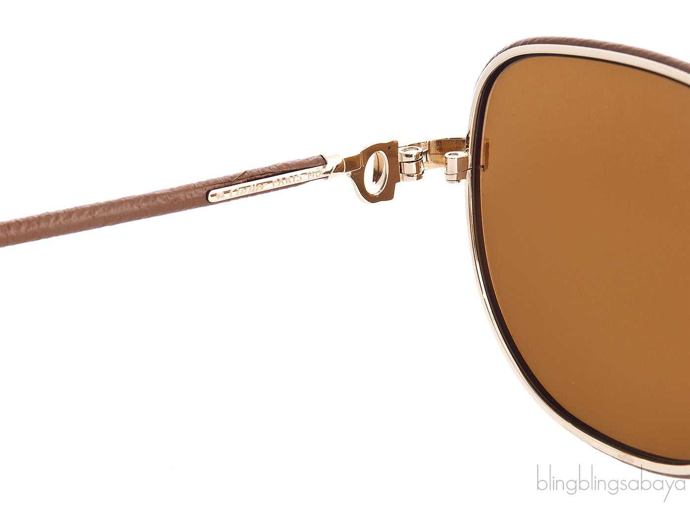Brown 140 Gold Sunglasses