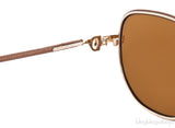 Brown 140 Gold Sunglasses