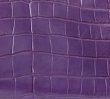 Fendi Purple Crocodile Medium Peekaboo GHW