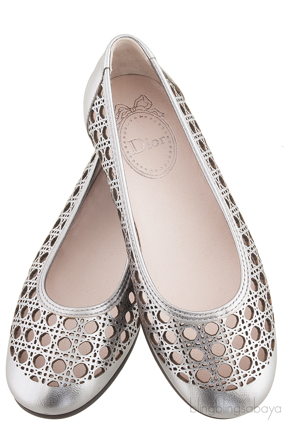 Laser Cut Cannage Girls Flat