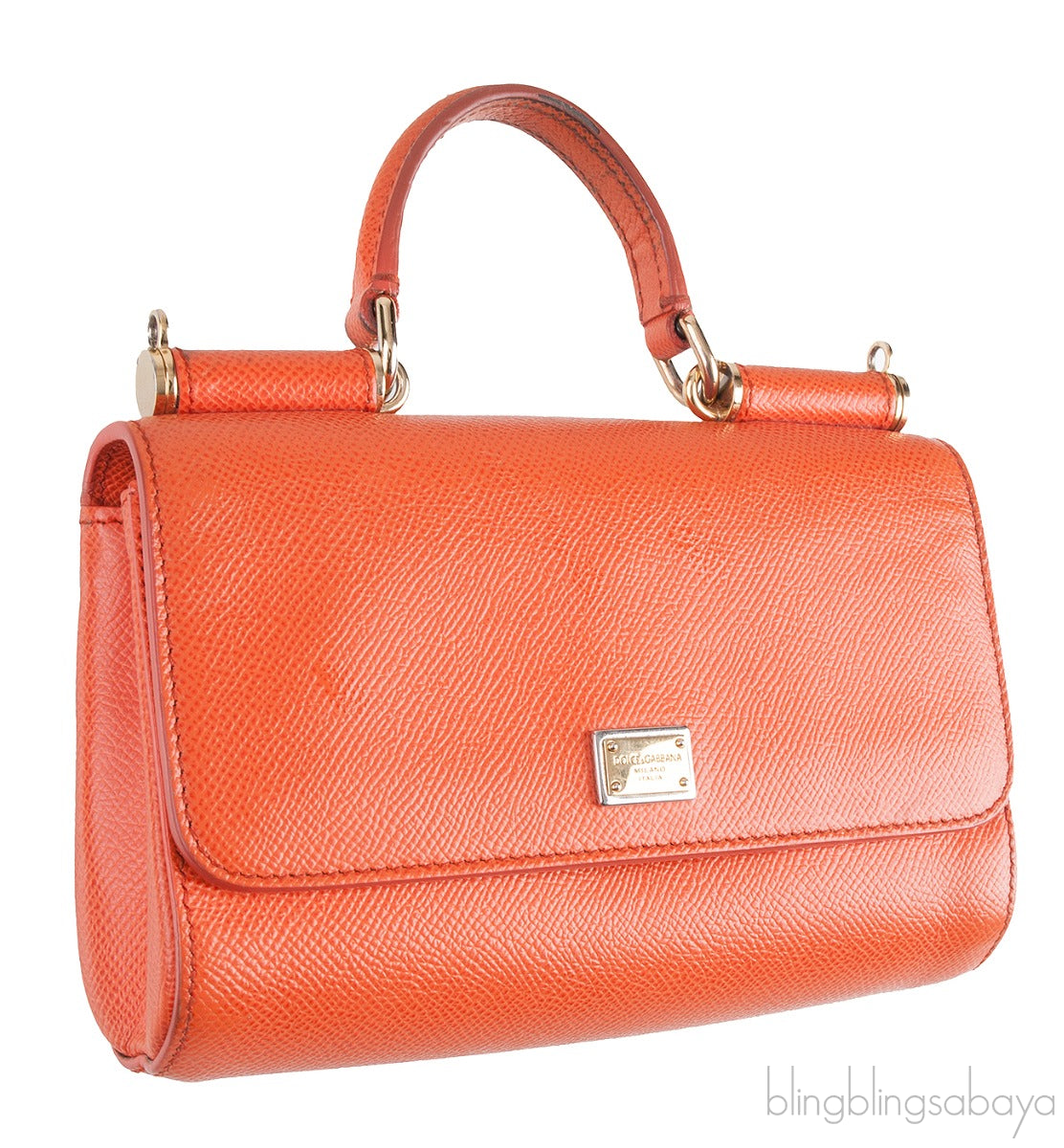 Orange Dauphine Mini Bag