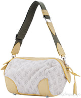 Monogram Denim Shoulder Bag