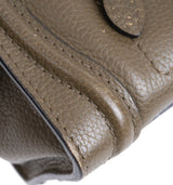 Celine Nano Olive Green Shoulder Bag