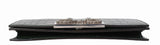 Gucci Crystal Embellished Horsebit Green Crocodile Mini Clutch