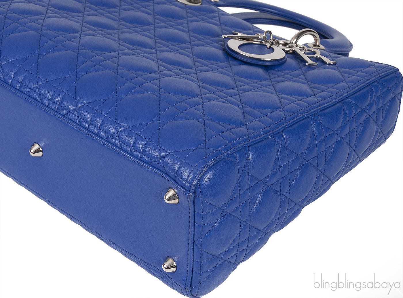 Lady Dior Large Iris Quilted Bag