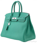Birkin 35 Mint Taurillon Clem