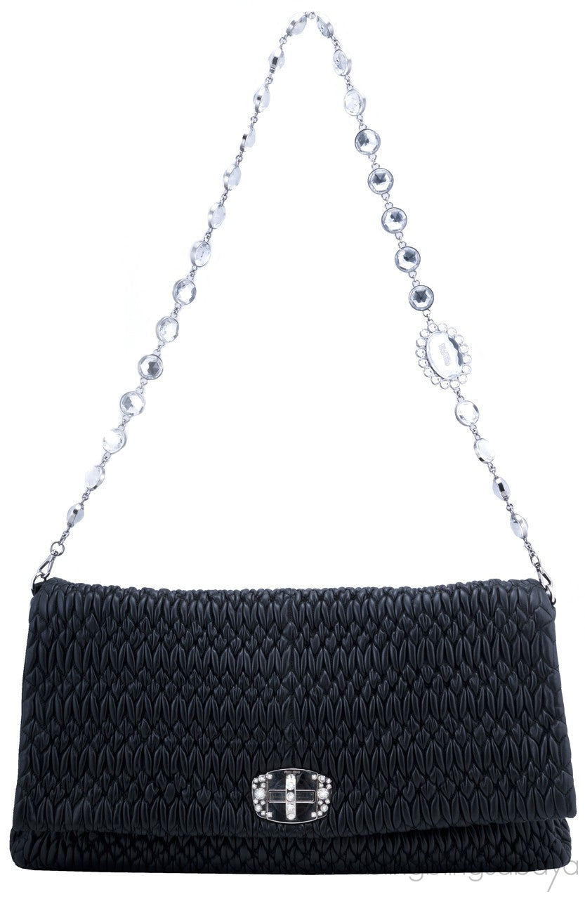 Cloquet Black Stage Clutch Bag