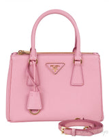 Pink Petal Galleria Saffiano Small Leather Bag