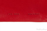 Candy Red Bindle Small Leather Tote Bag