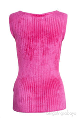Fuchsia Sleeveless Tank Top