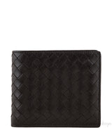 Brown Intrecciato Bi-fold Wallet