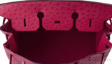 Birkin 35 Ostrich Bougainvillier