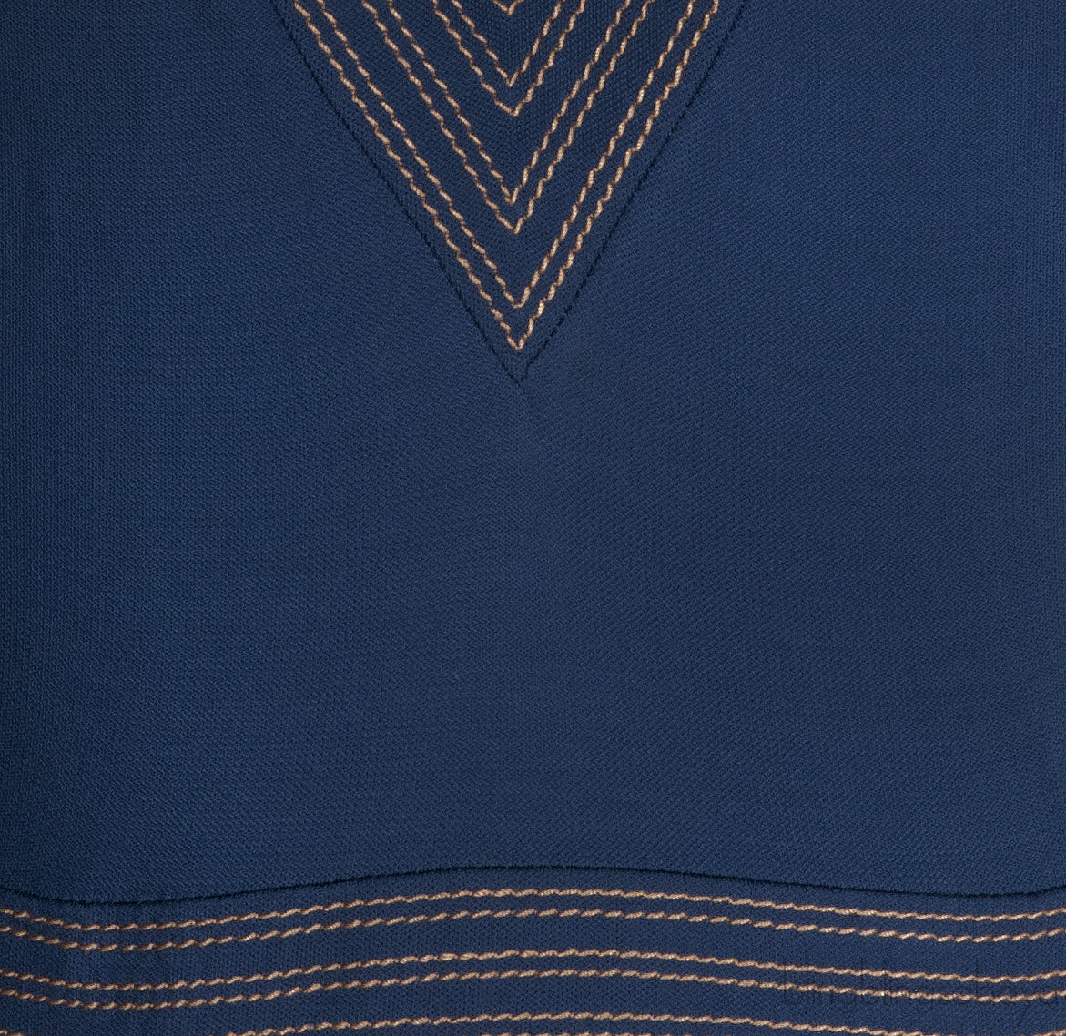 Navy Blue Sleeveless Dress