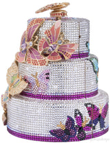 Butterfly Cake Minaudiere Clutch