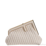 White Small First Clutch Bag