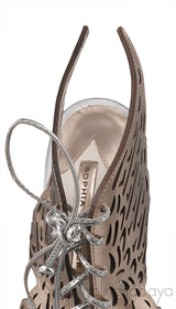 Cut-out Wings Slip-on Sandals