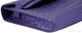 Kelly Cut Niloticus Matte Amethyst Clutch