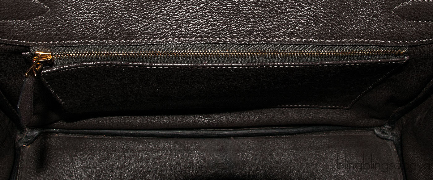 Birkin 30 Graphite Crocodile GHW