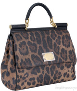 Miss Sicily Leopard Shoulder Bag
