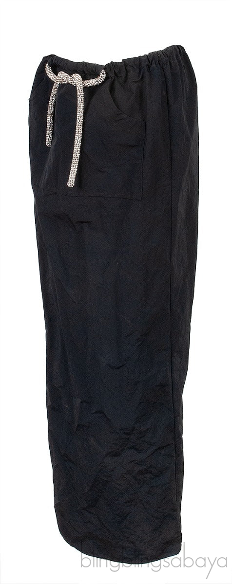 Cargo Crystal-embellished Taffeta Maxi Skirt