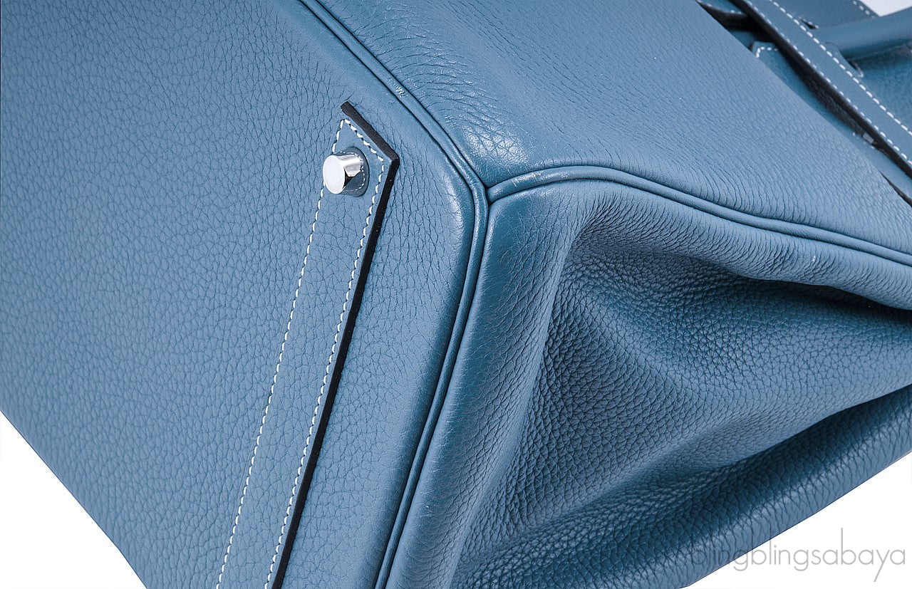 Birkin 40 Blue Jean Togo