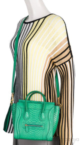 Green Python Nano Luggage