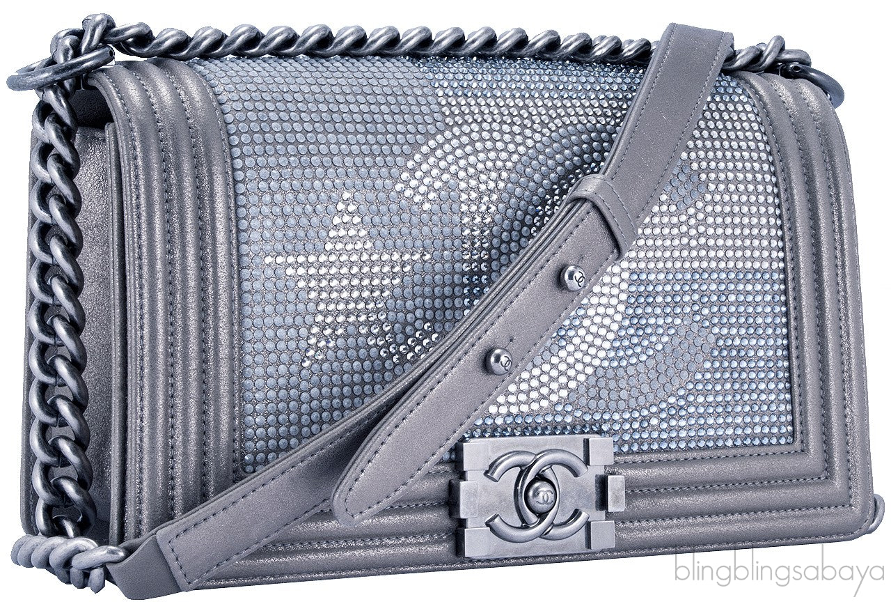 Le Boy Metallized CC Flap Bag