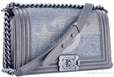 Le Boy Metallized CC Flap Bag