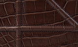 Christian Dior Diorama Brown Crocodile Flap Bag