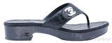CC Logo Thong Quilted Sandals