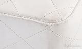 White Jumbo Flap Bag