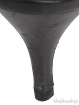 Hermes Black Night 70 Slingback Sandals