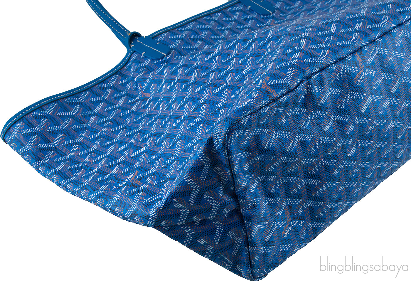 Saint Louis Claire Voie Blue Tote