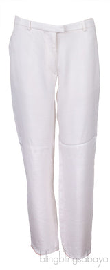 White Viscose Trouser