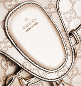 Emily Light Gold Guccissima Shoulder Bag