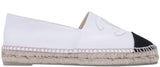 CC White & Black Espadrille