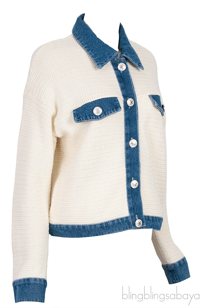 Nino Knit Denim Jacket