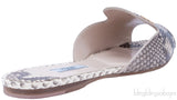 Natural Python Open Toe Slide