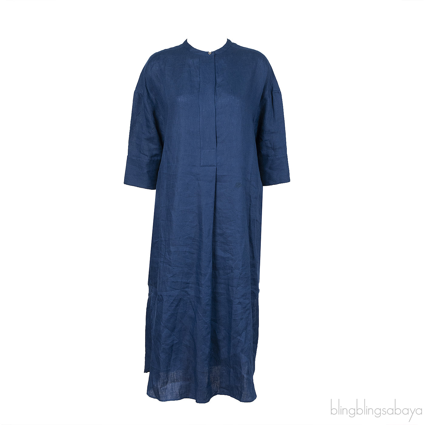 Loro Piana Abito Lindsie Solaire Linen Shift Dress