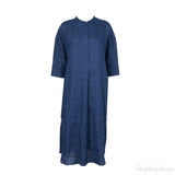 Loro Piana Abito Lindsie Solaire Linen Shift Dress