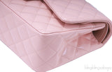 Jumbo CC Baby Pink Patent Flap